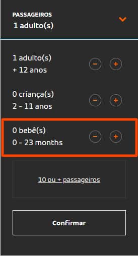Como incluir bebês de colo na sua reserva